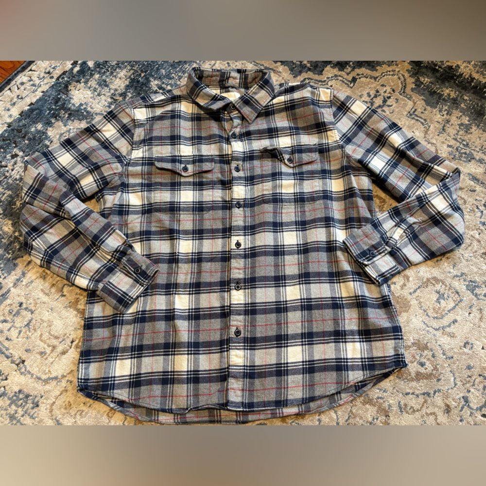 American Eagle Plaid Flannel Button Shirt SZ XL Super Soft